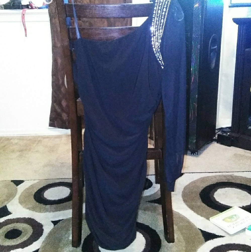 Black One Sleeve Dress